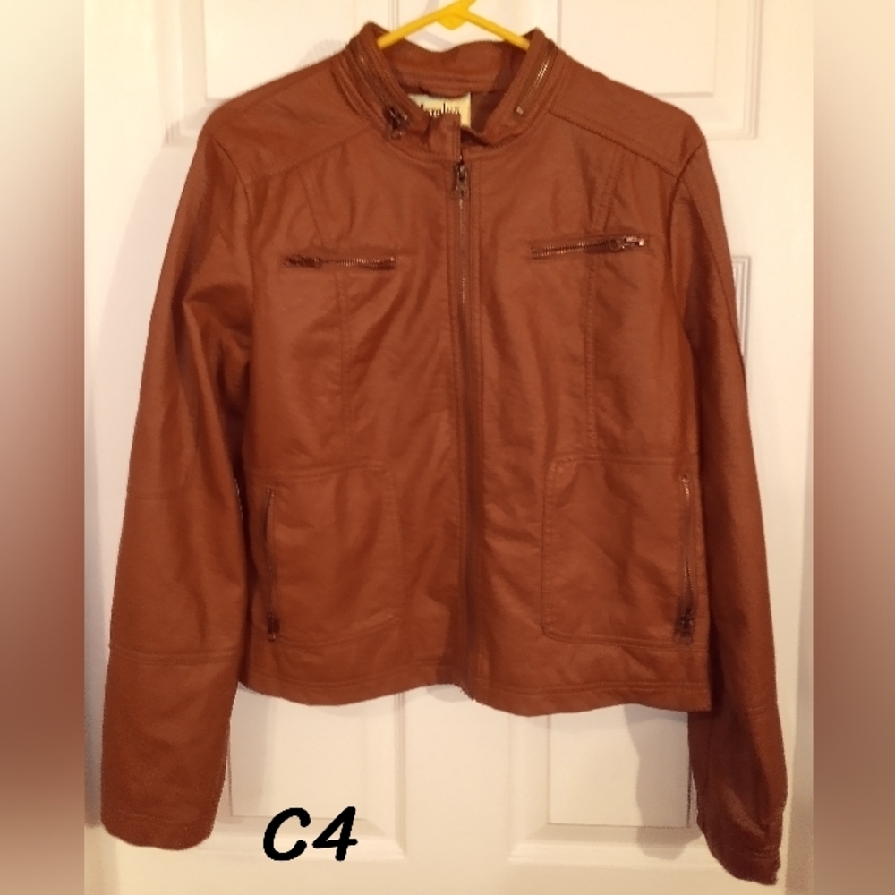 MARALYN & Me Jacket Sz xlg, Brown